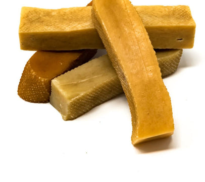 Willy's Wags Natural Pet Treats - Himalayan Yak Chews - Medium Sized - 5lbs. Bulk