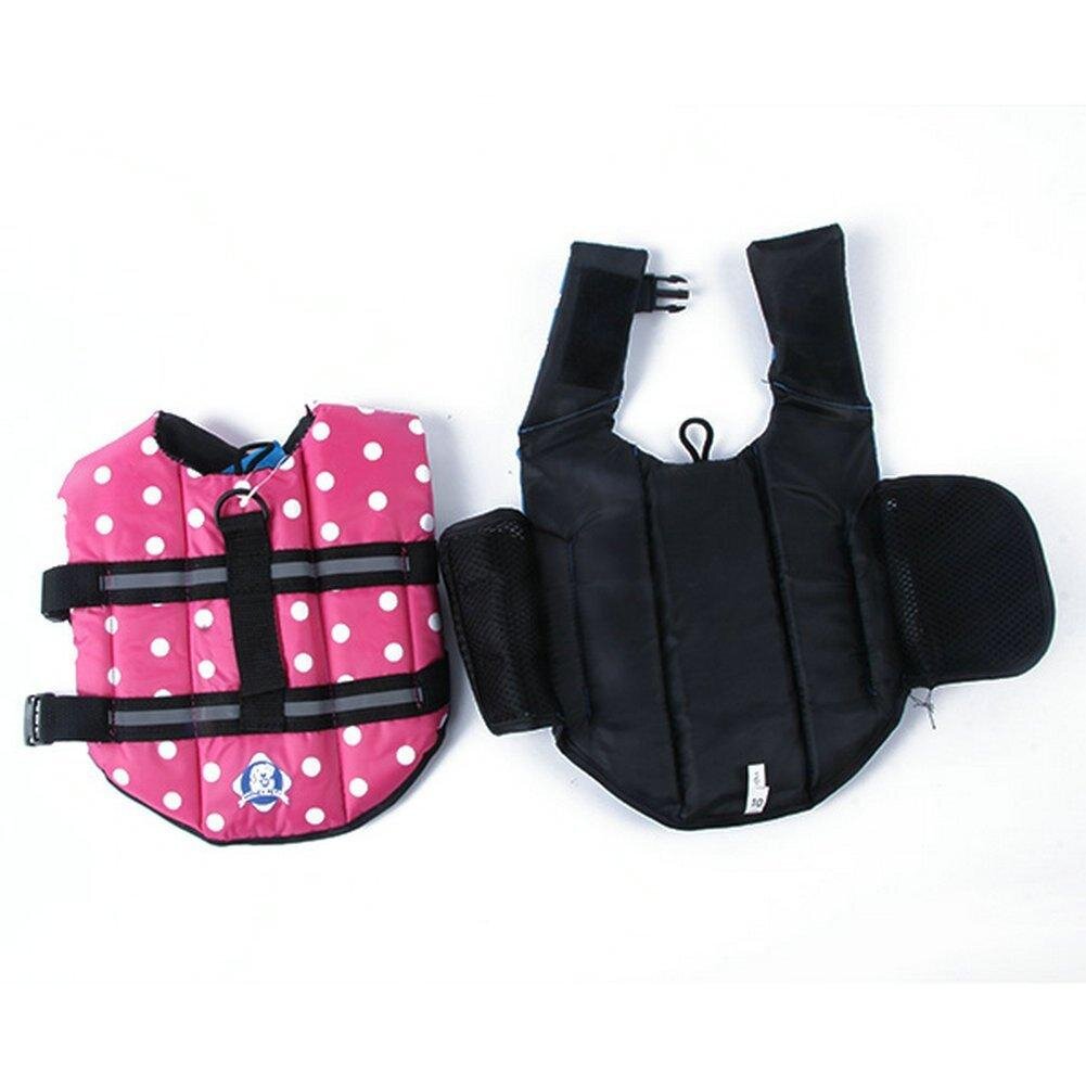 Paws Aboard Pink Polka Dot Dog Life Jacket (Fido Pet)