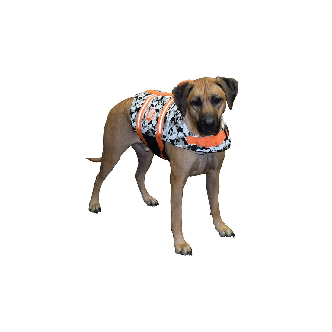 Paws Aboard Camo Black/White Neoprene Pet Life Vest (Fido Pet)