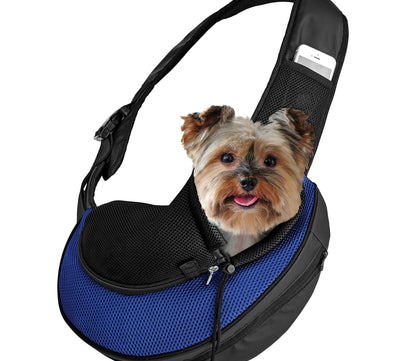 Katziela Expandable Sling Dog & Cat Carrier - Blue