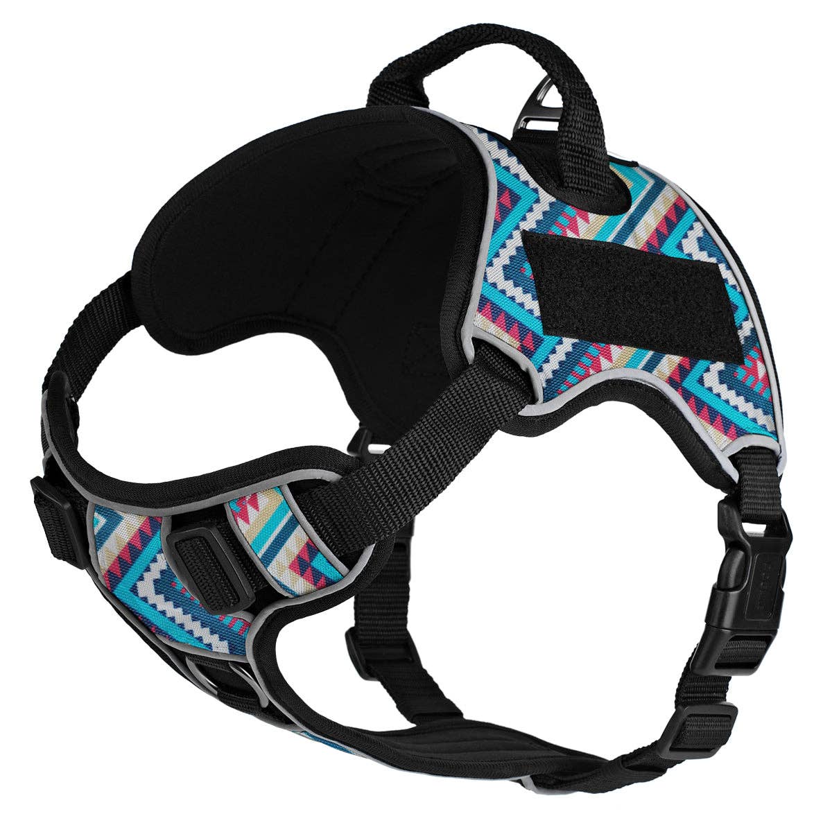 Dogline Quest Multi-Purpose Dog Harness, Aztec, 21-25"