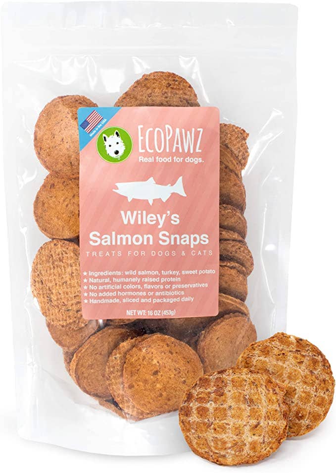 Ecopawz - Wiley’s Salmon Snaps - 4 oz. Bag
