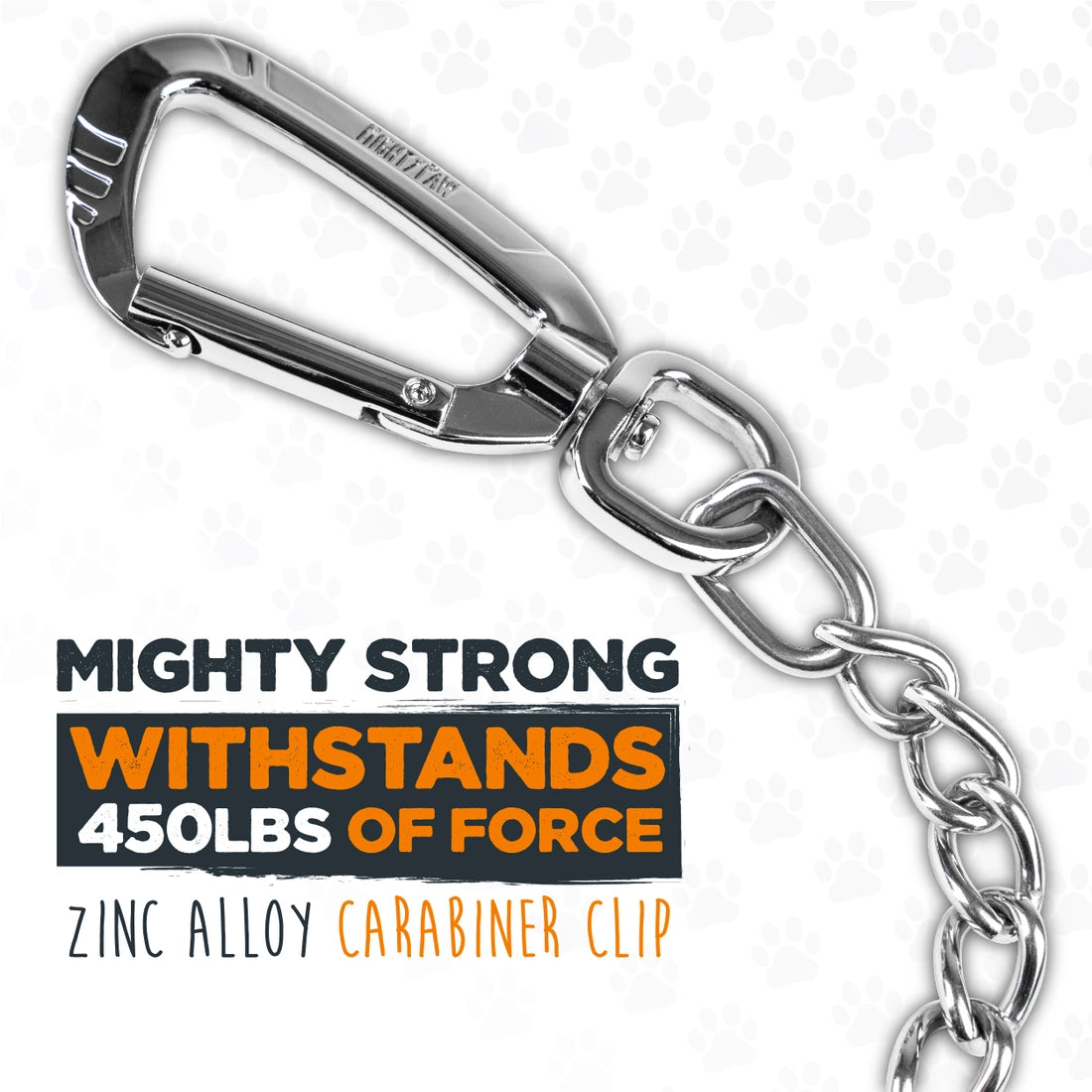 Mighty Paw Chain Dog Leash - 6ft