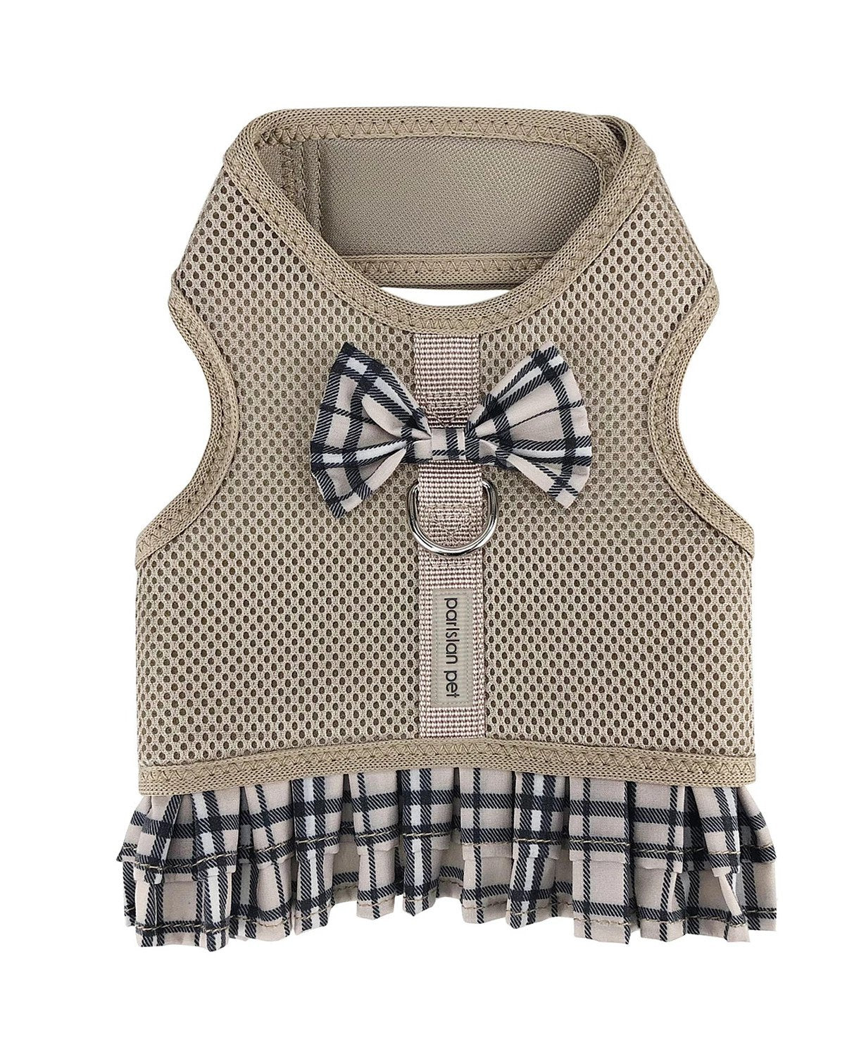 Plaid Harness Dog Dress