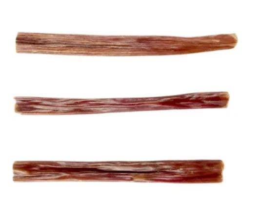 Willy's Wags Natural Pet Treats - Beef Jerky - 6 Inch Gullet Sticks