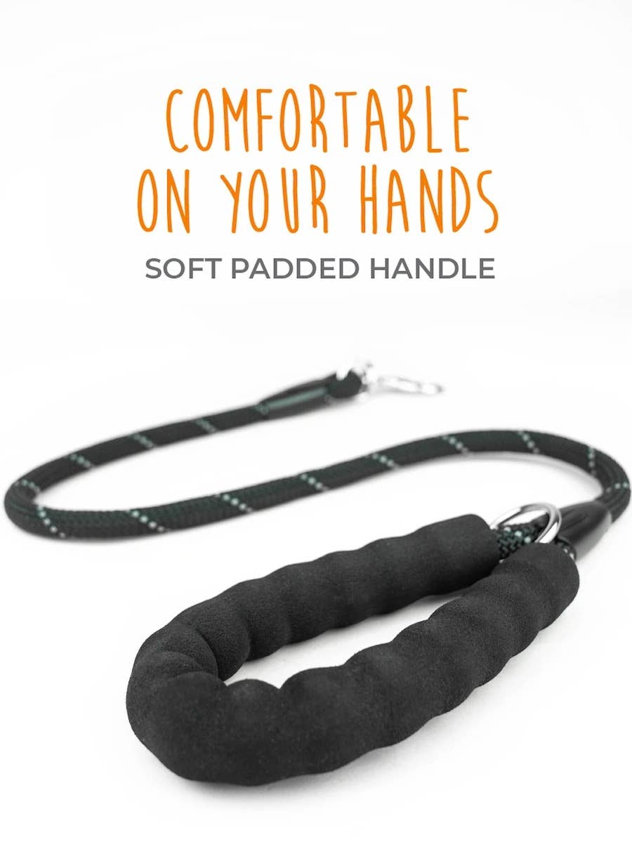 Double Dog Leash - Rope Handle