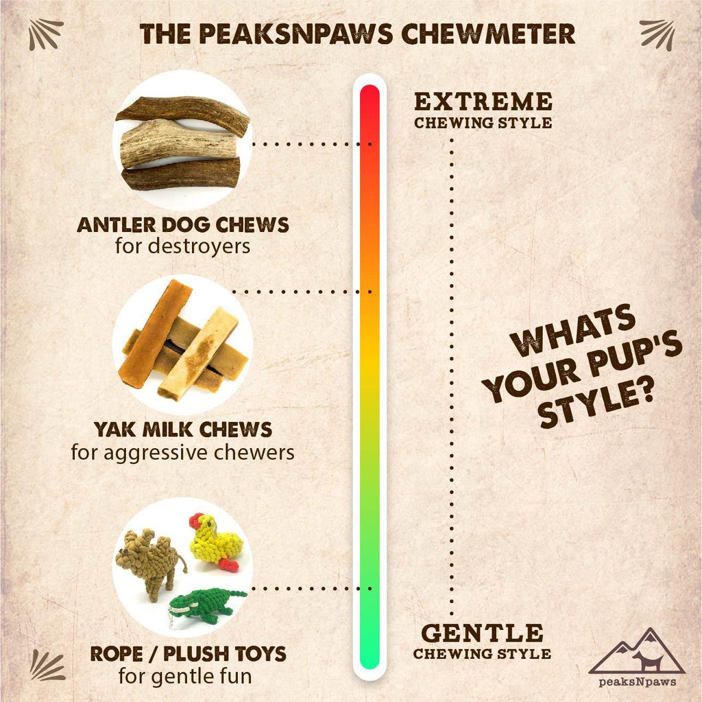 Peaks N Paws Whole Antler Dog Chews - X-Large (2 Chews)