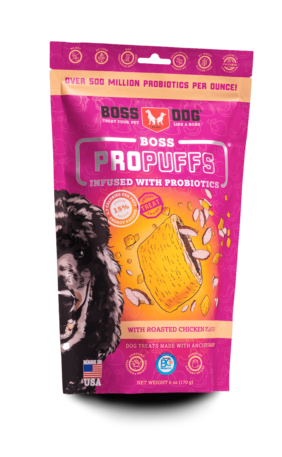 Boss Dog Boss ProPuffs -  Roasted Chicken