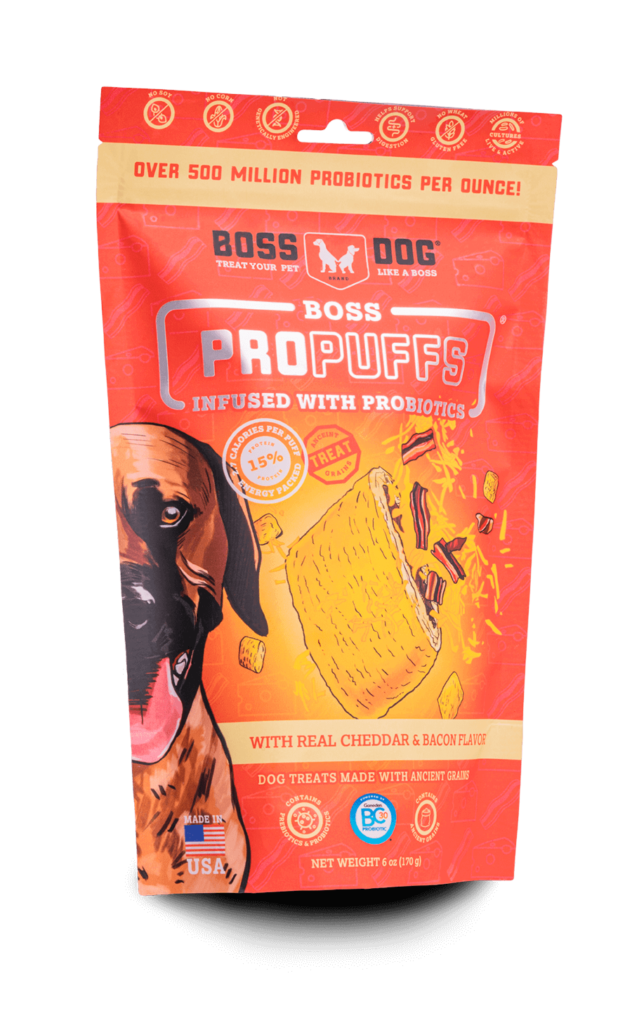 Boss Dog Boss ProPuffs -  Cheddar & Bacon