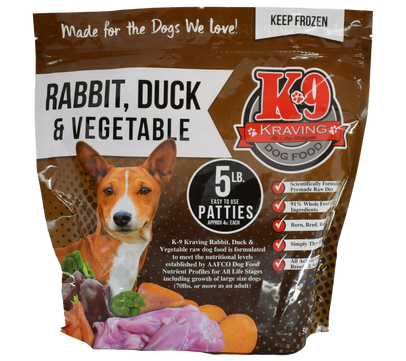 K-9 Kraving Rabbit, Duck & Vegetable
