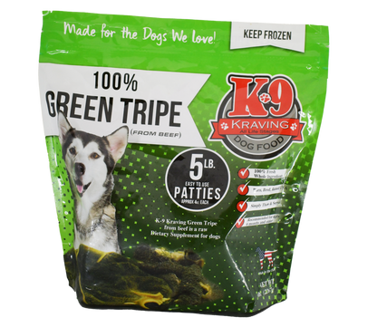 K-9 Kraving 100% Green Tripe