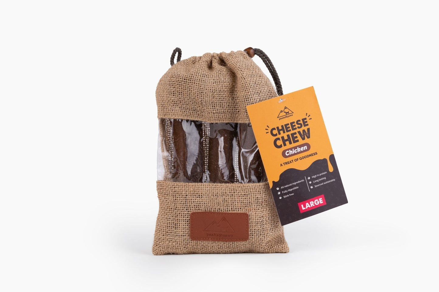 Peaks N Paws Cheese Chews - Chicken