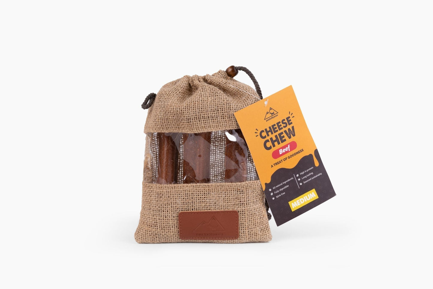 Peaks N Paws Cheese Chews - Beef